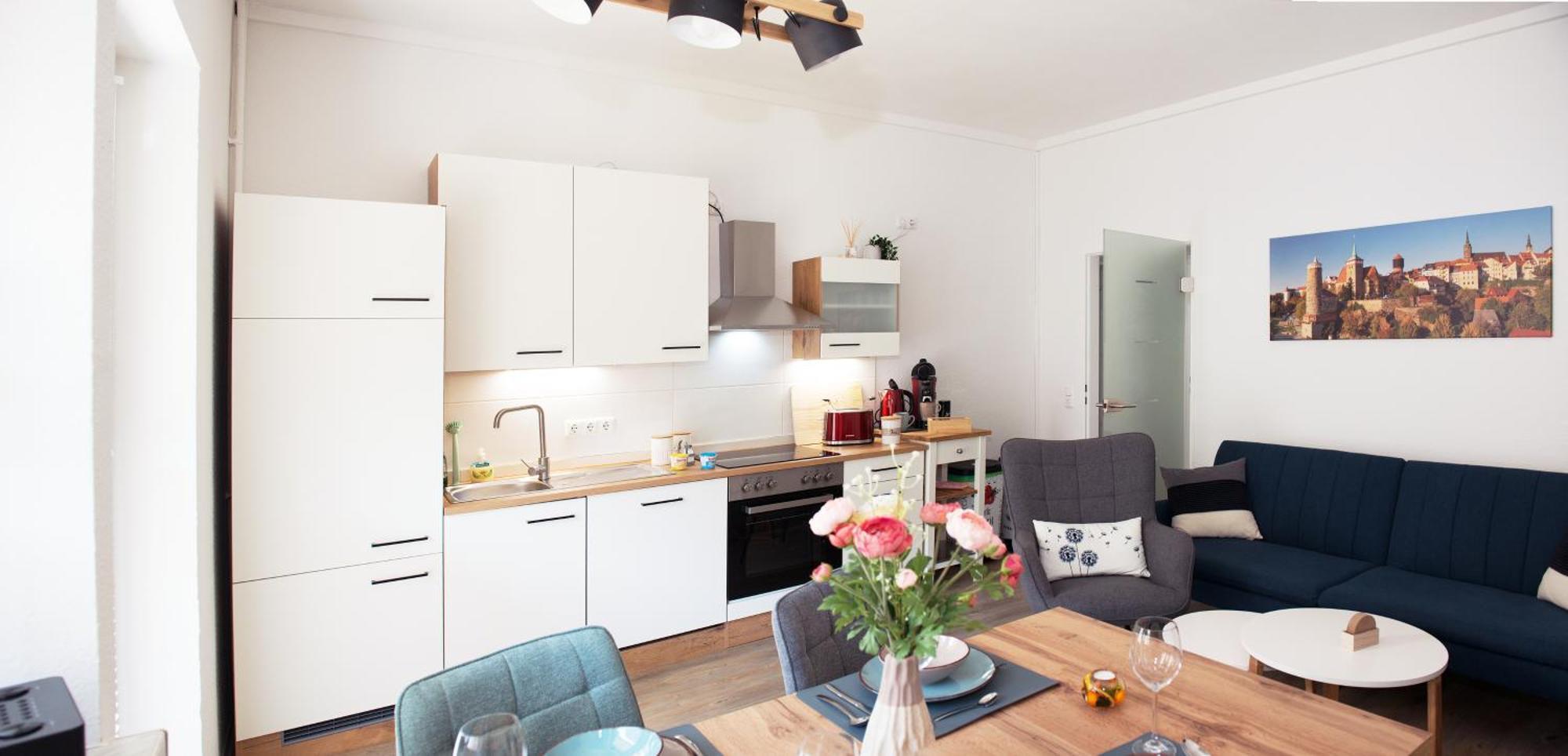 Savor Appartement 5 Personen 2 Schlafzimmer Babybett Netflix Balkon Zentrum Bautzen Kültér fotó