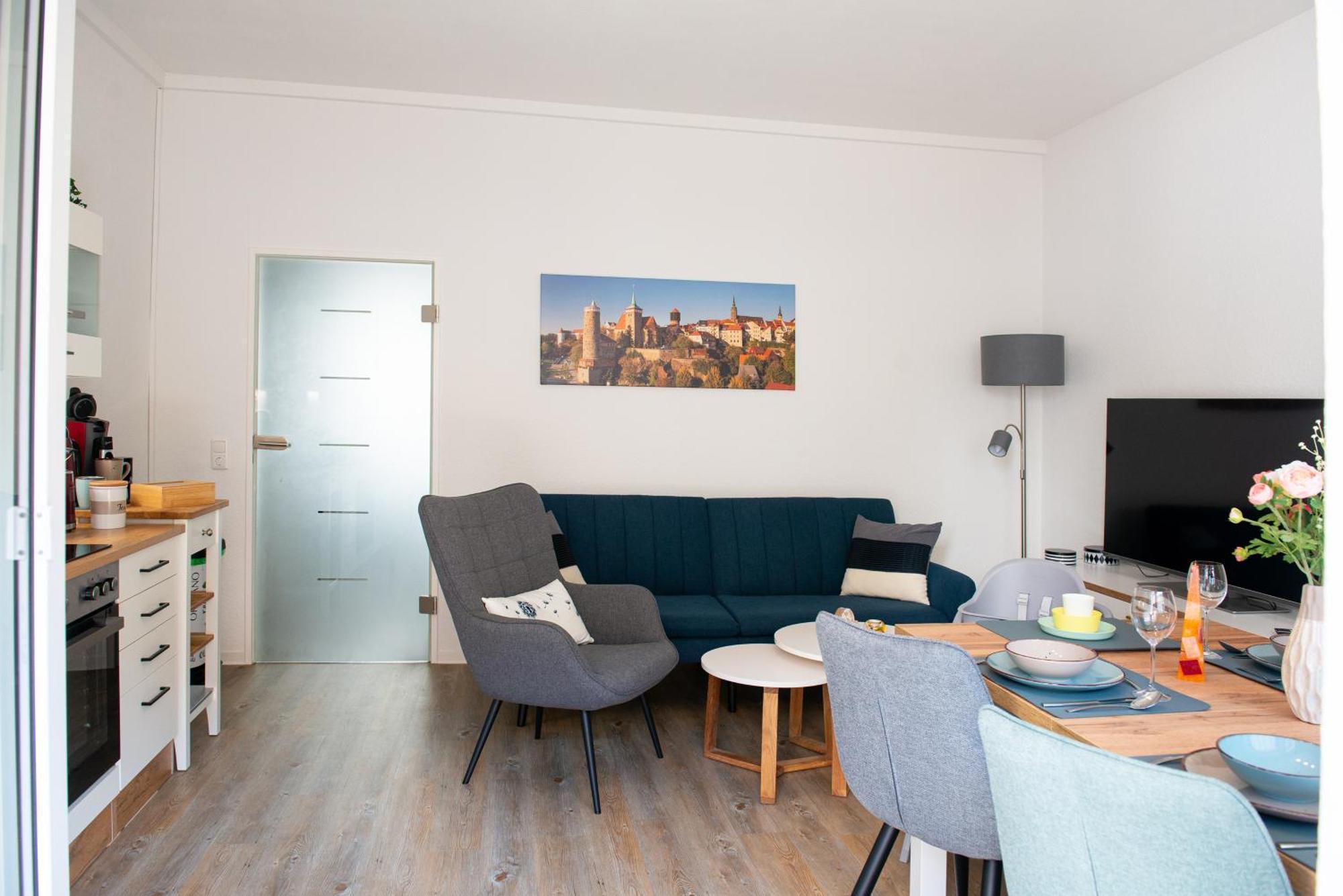 Savor Appartement 5 Personen 2 Schlafzimmer Babybett Netflix Balkon Zentrum Bautzen Kültér fotó