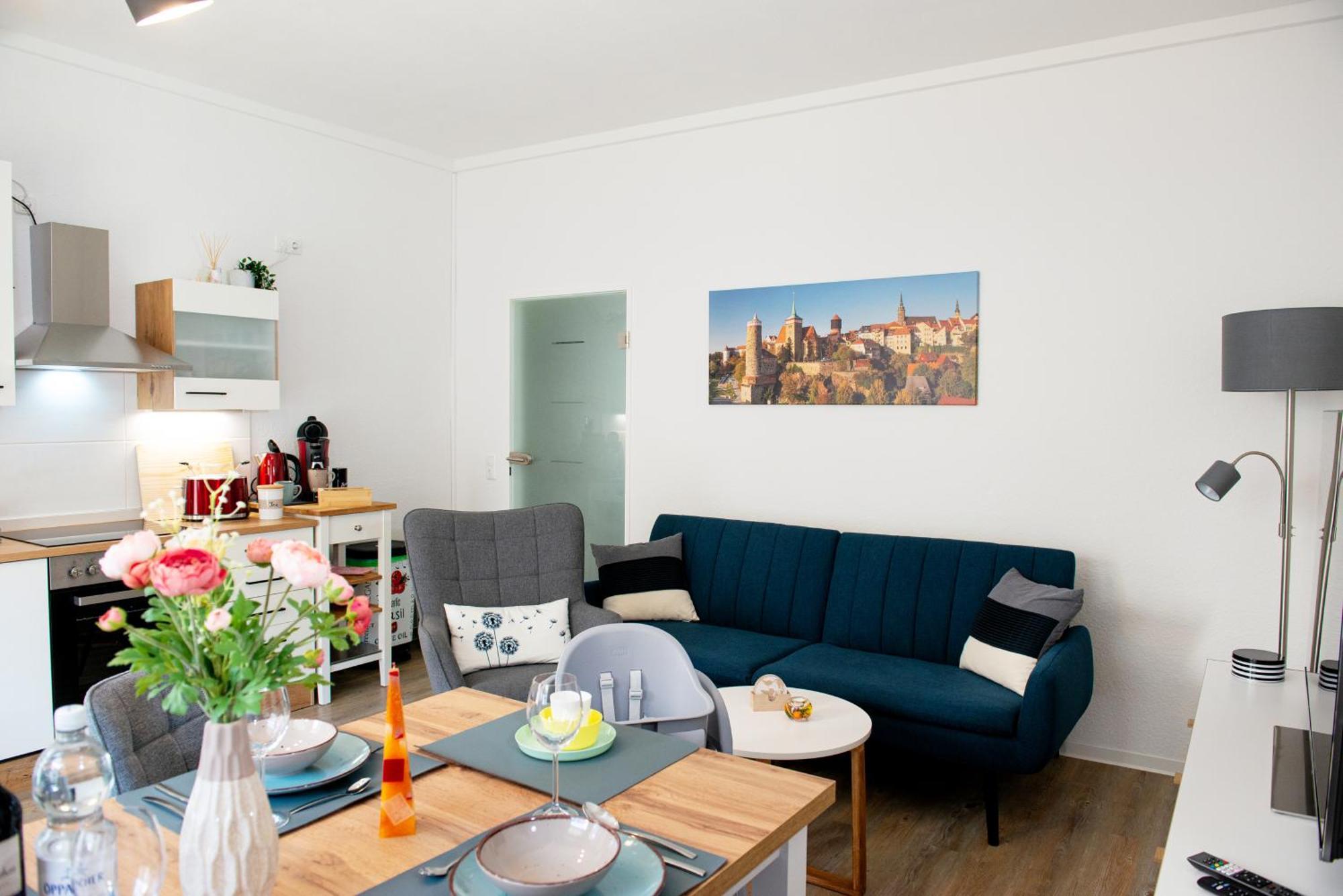 Savor Appartement 5 Personen 2 Schlafzimmer Babybett Netflix Balkon Zentrum Bautzen Kültér fotó