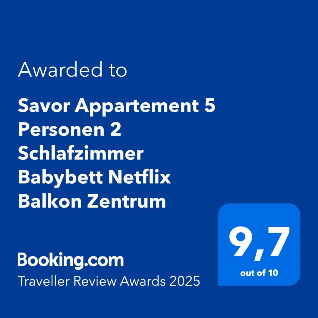 Savor Appartement 5 Personen 2 Schlafzimmer Babybett Netflix Balkon Zentrum Bautzen Kültér fotó